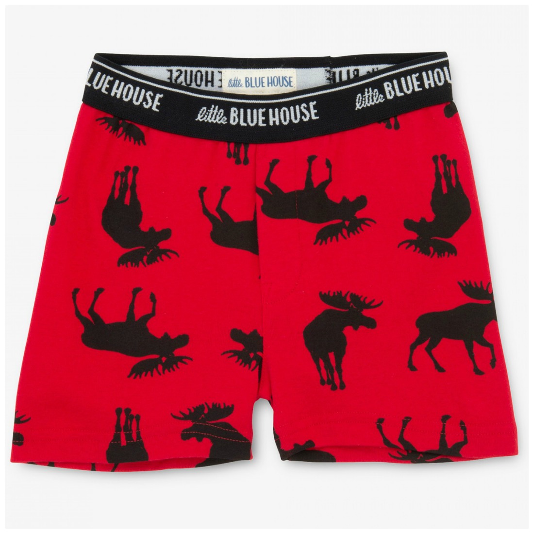 Moose on Red Boys’ Boxer Briefs – Frost Oak Creek Creations